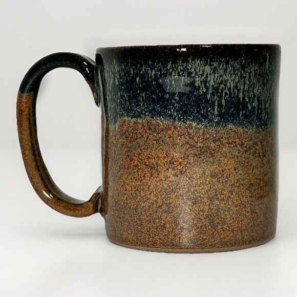 Sunset Hill Stoneware Mug Stowe Mercantile Vermont Drip Glaze Coffee Cup Pottery - Picture 2 of 9